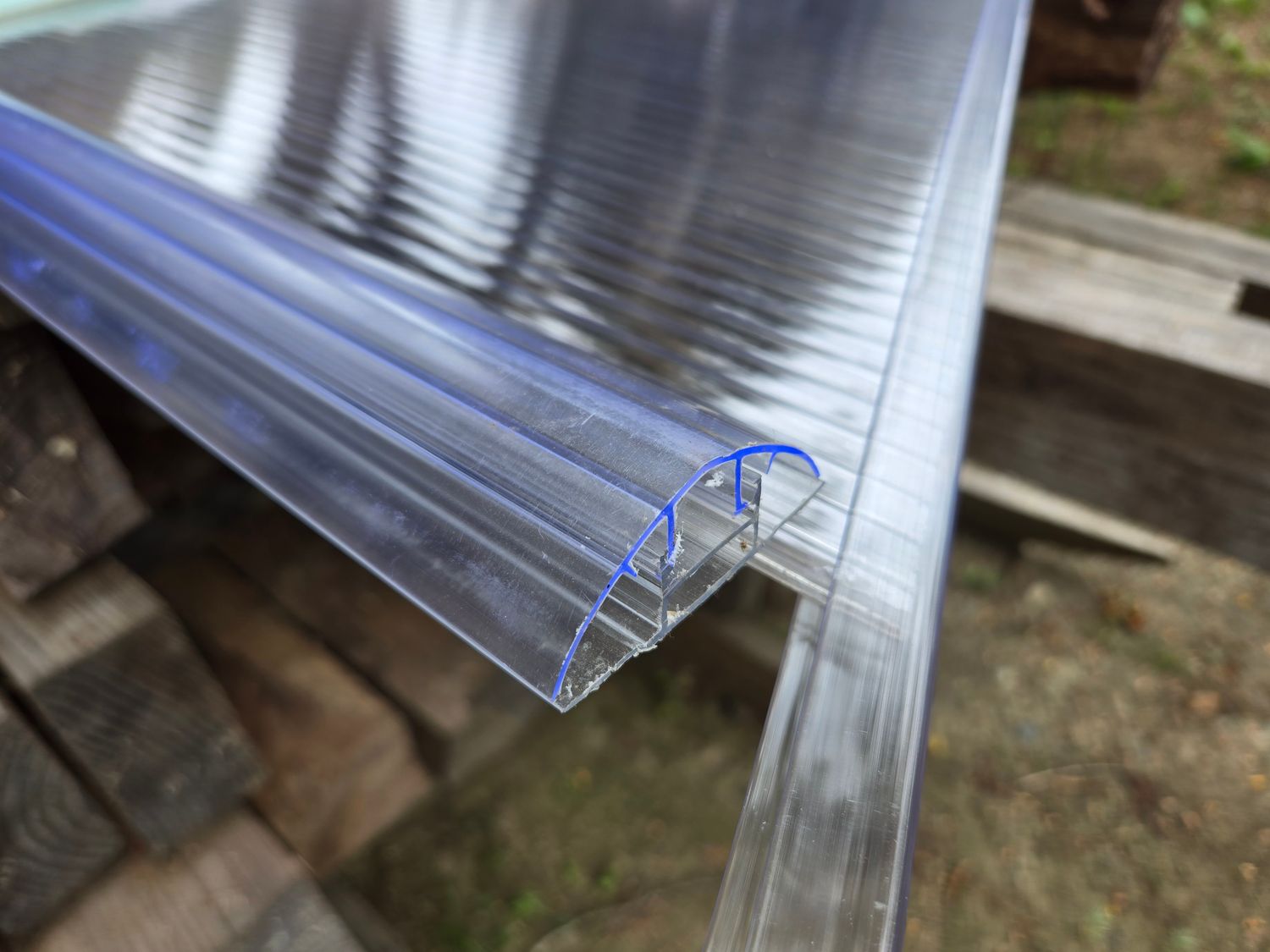 Snap Cap Connector 12ft  (For 10mm Polycarbonate Sheet)