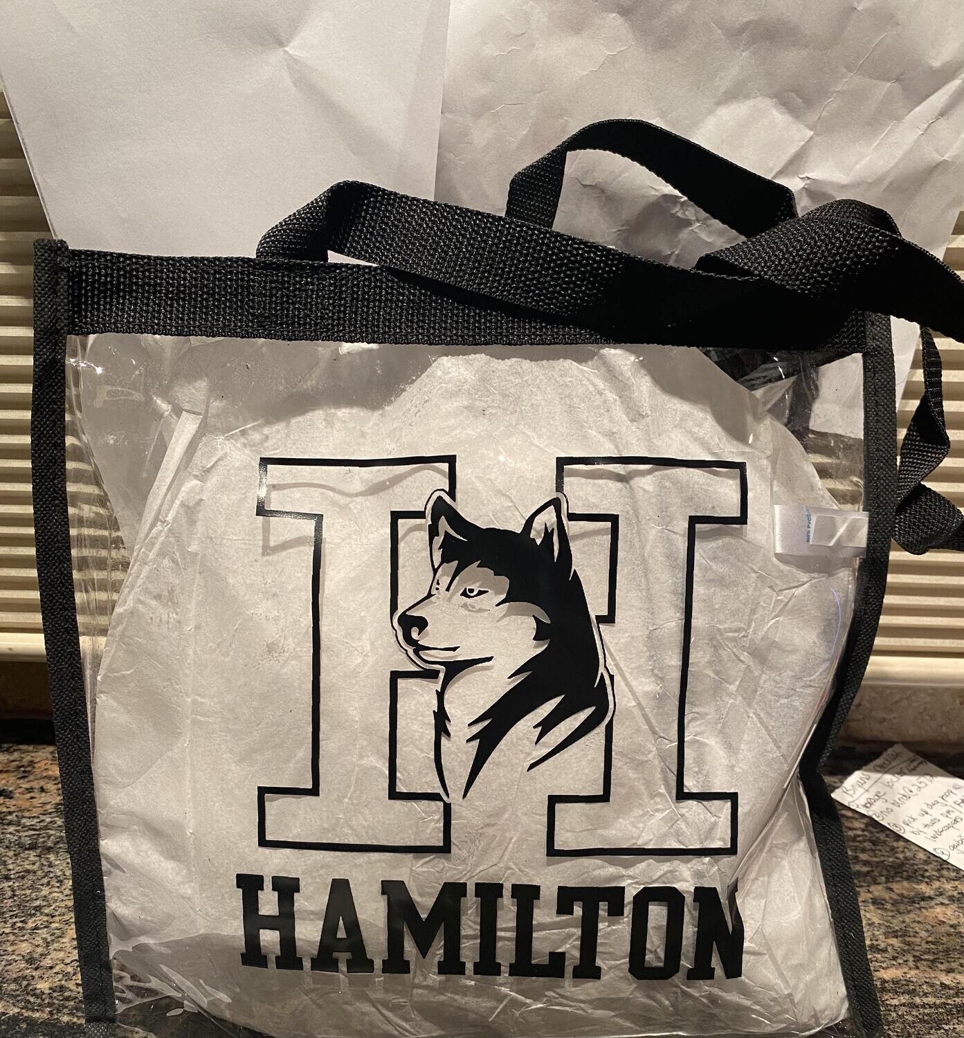 Hamilton Clear Bag