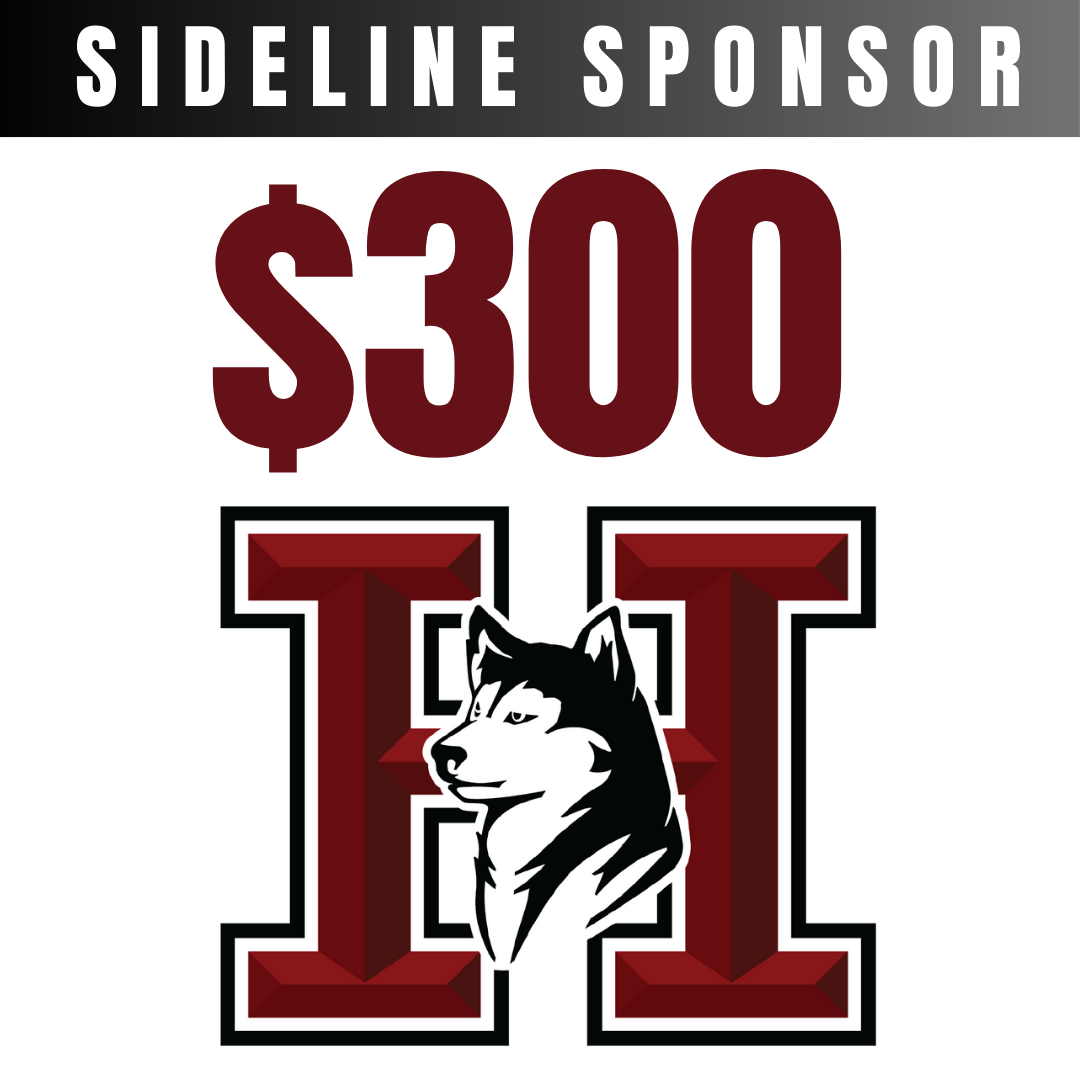 Sideline Husky Football Sponsor (Field Banner)