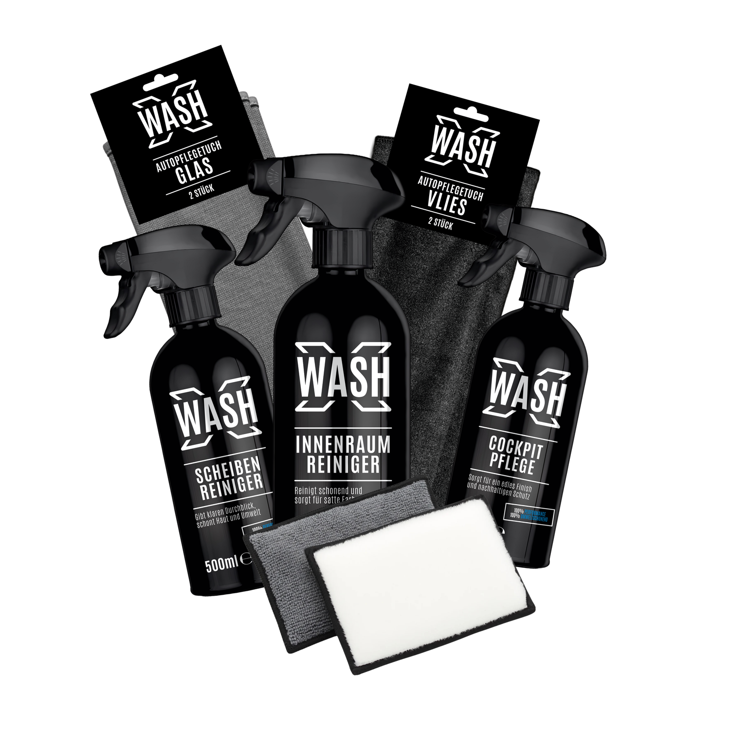 WASHX Innenraum Set XXL – Auto Innenreinigung