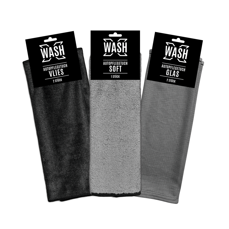 WASHX Autopflegetuch Set