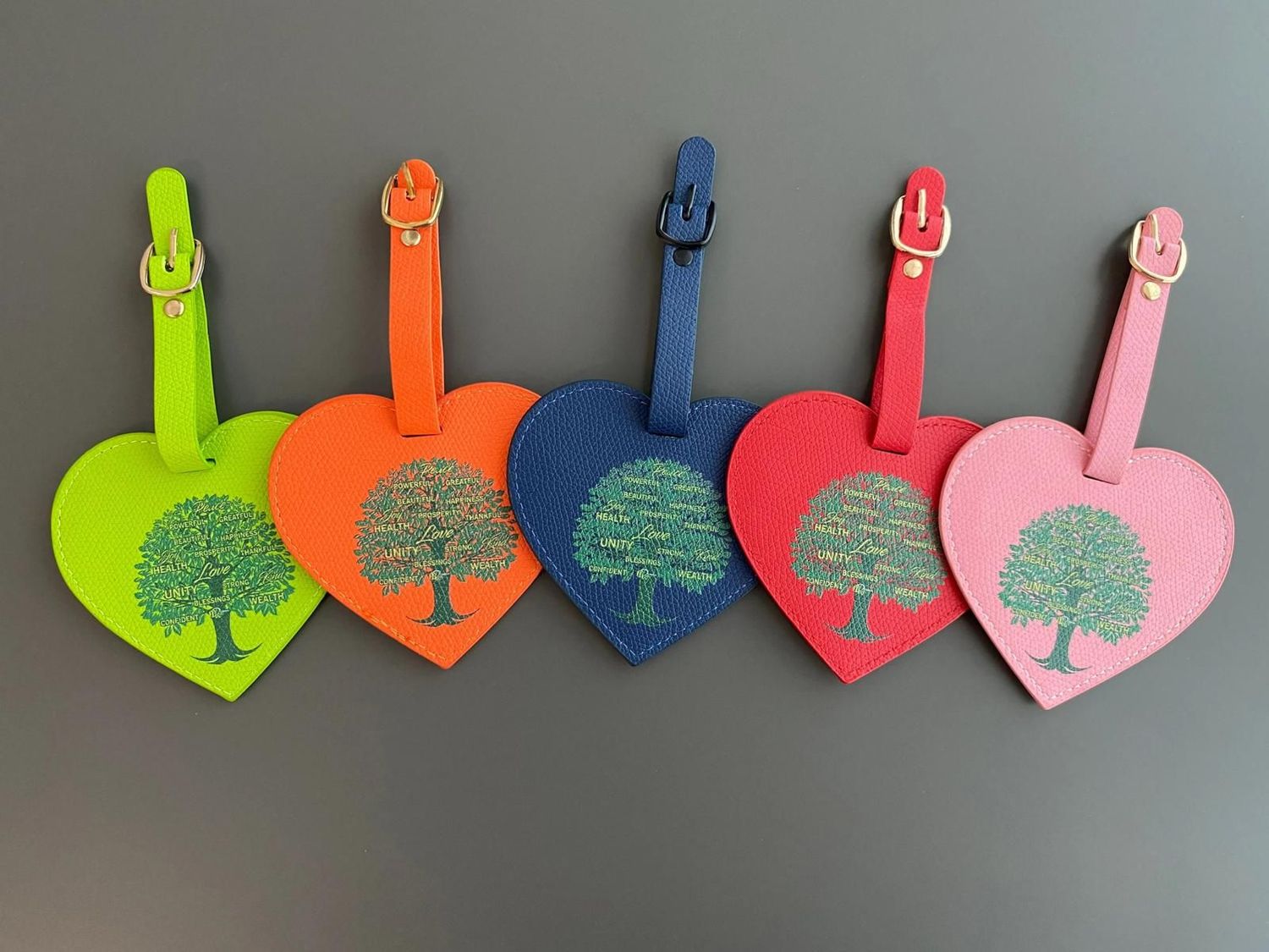 Heart-shaped Luggage Tags