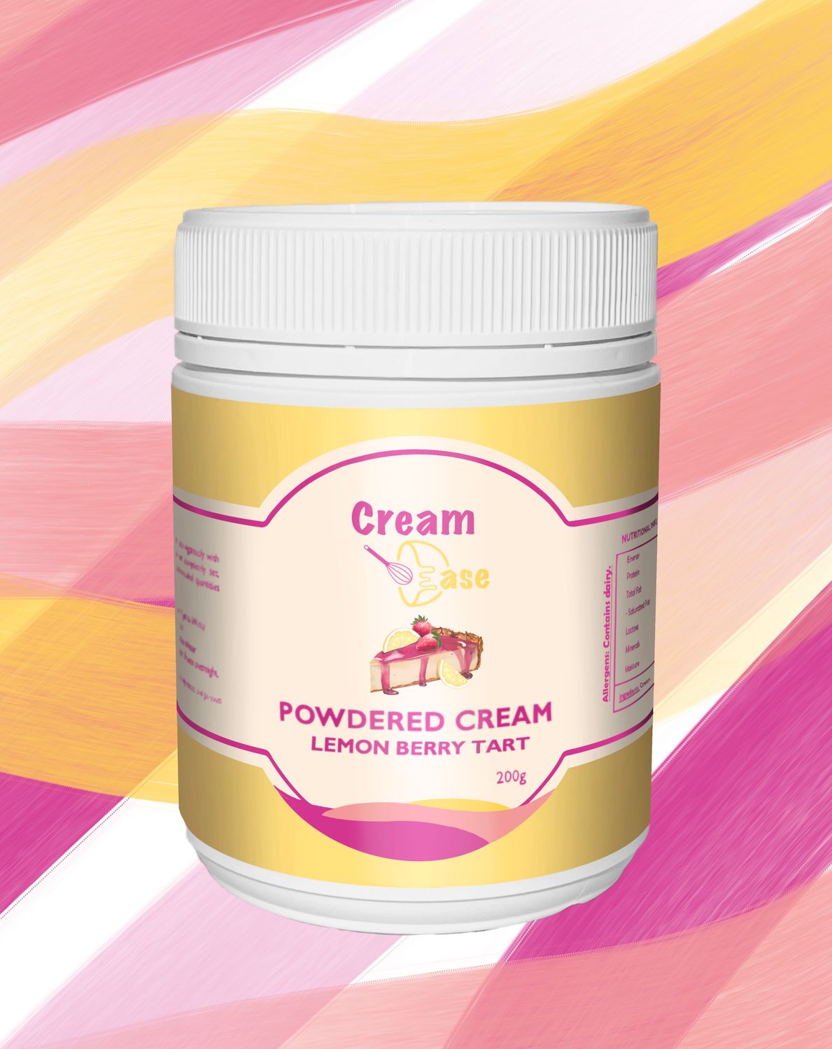 Cream Powder - Lemon Berry Tart Flavour