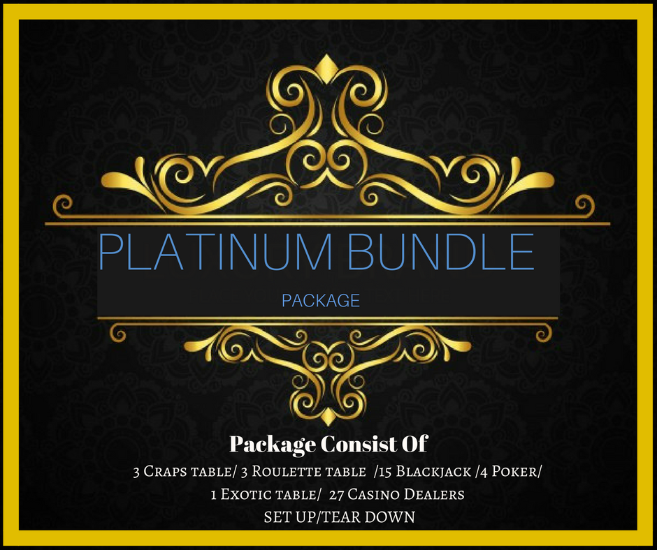 ​PLATINUM BUNDLE Package Only $9,250.00( Pay Deposit Half of Final Price) Dealers gratuities / Delivery / - Not included in price