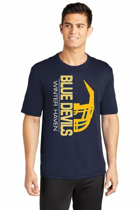 Blue Devils Helmet Dri Fit Tee