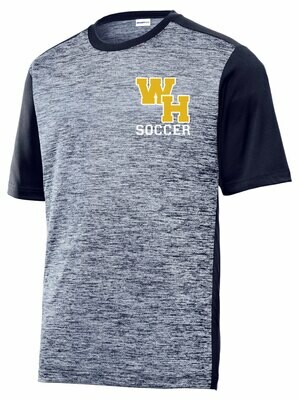 Sport-Tek® PosiCharge® Electric Heather Colorblock Tee - WH Soccer