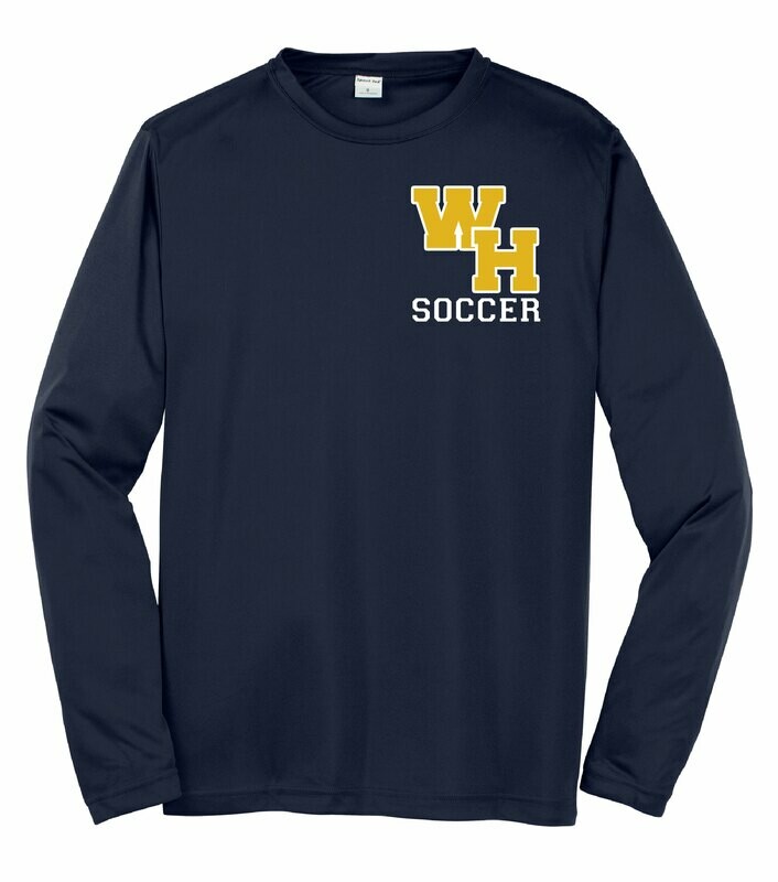 Sport Tek PosiCharge Long Sleeve Tee - WH SOCCER