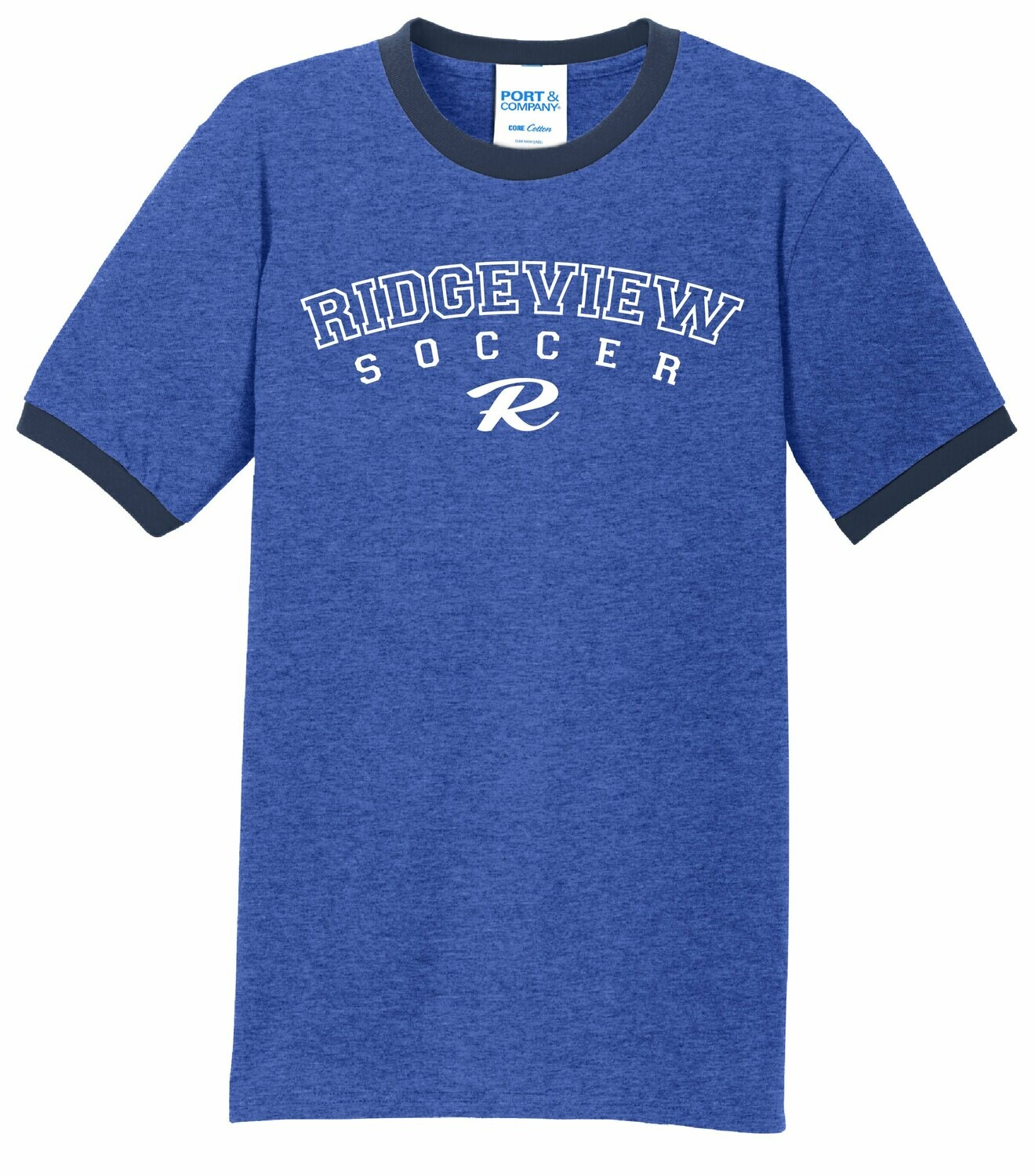 R Soccer Ringer Tee