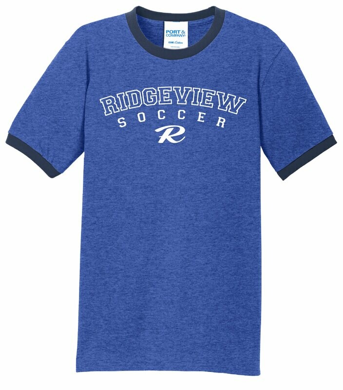 R Soccer Ringer Tee