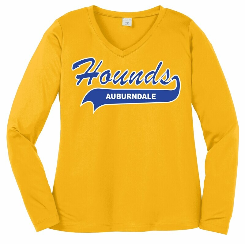 Sport-Tek® Ladies Long Sleeve PosiCharge® Competitor™ V-Neck Tee
