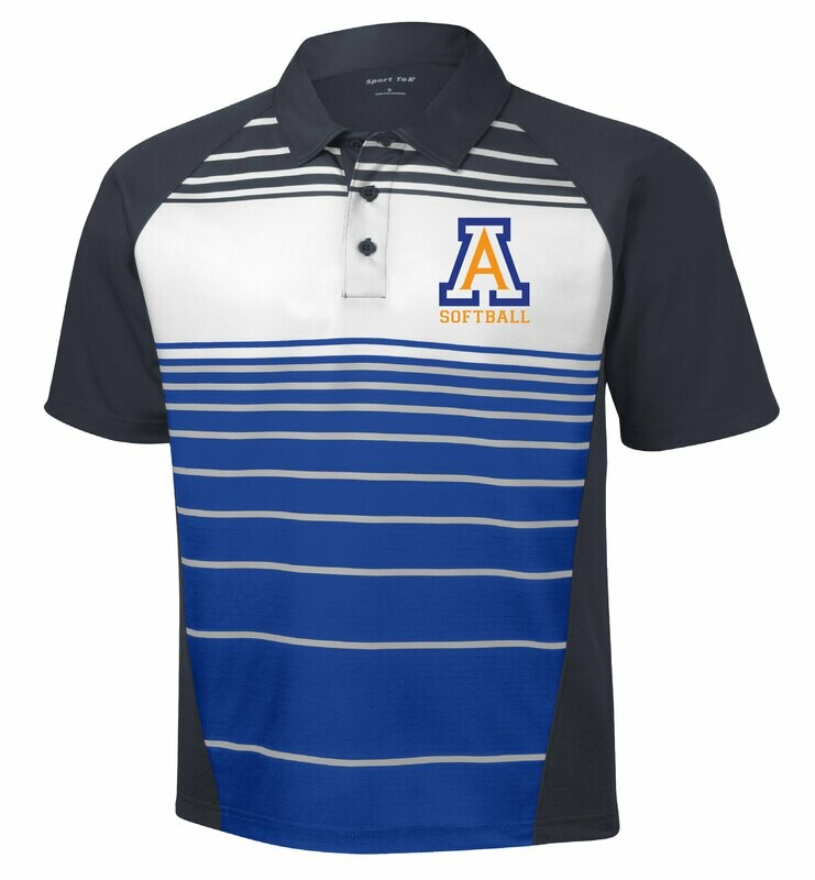 Sport-Tek® Dry Zone® Sublimated Stripe Polo