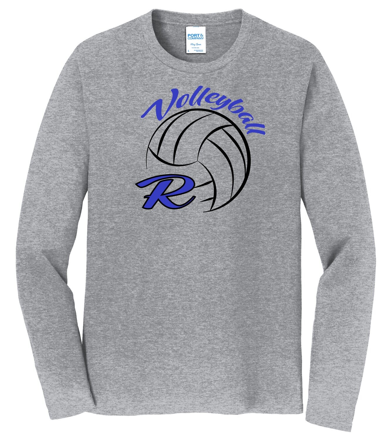 Port & Company® Long Sleeve Fan Favorite™ Tee - R-Volley Logo