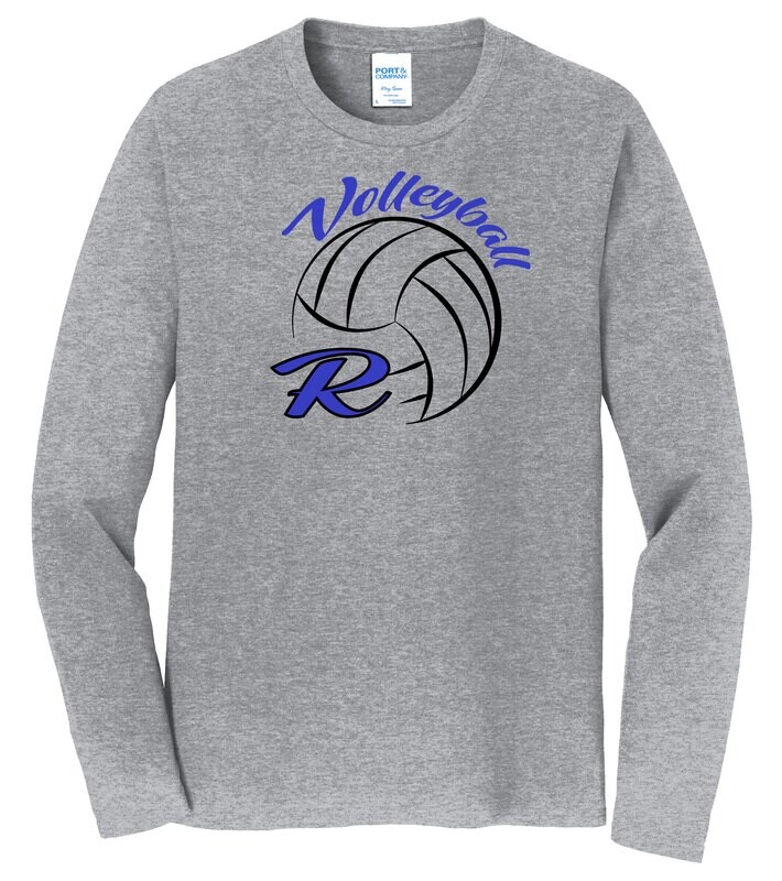 Port &amp; Company® Long Sleeve Fan Favorite™ Tee - R-Volley Logo