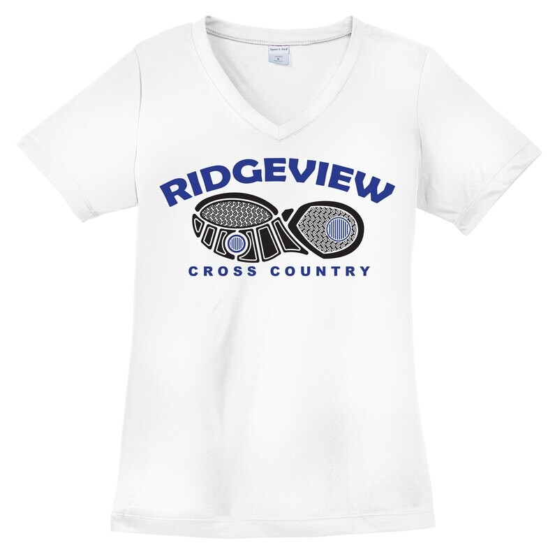 Sport-Tek® Ladies PosiCharge® Competitor™ V-Neck Tee - Shoe Logo