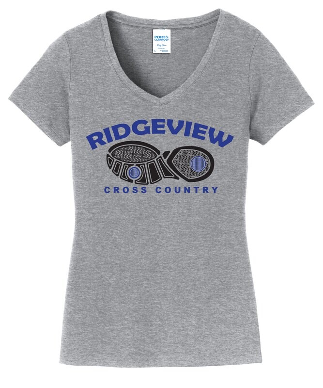 Port &amp; Company® Ladies Fan Favorite™ V-Neck Tee - Shoe Logo