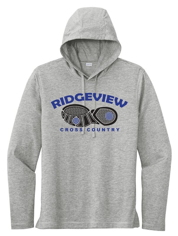 Sport-Tek PosiCharge Tri-Blend Wicking Long Sleeve Hoodie - Shoe Logo