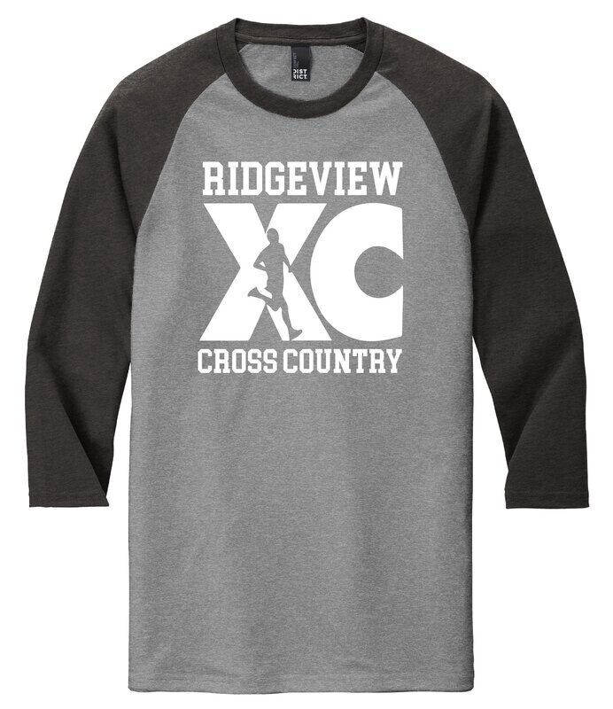 District ® Perfect Tri ® 3/4-Sleeve Raglan - XC Logo