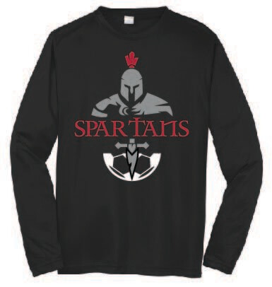 Sport-Tek® Long Sleeve PosiCharge® Competitor™ Tee- Spartan Logo