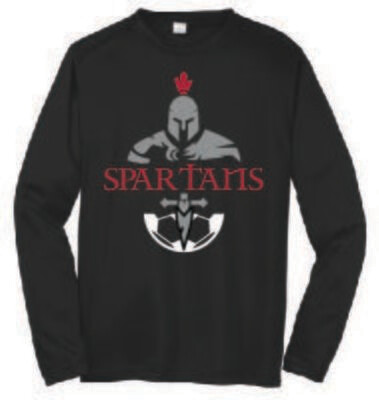 Sport-Tek® Long Sleeve PosiCharge® Competitor™ Tee- Spartan Logo