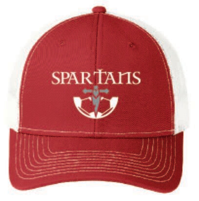 Port Authority® Snapback Trucker Cap - Red/White