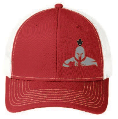Port Authority® Snapback Trucker Cap - Red/White