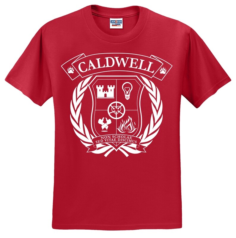 Caldwell Crest Tee - Red