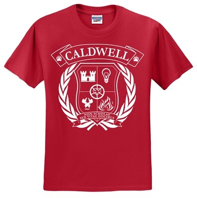 Caldwell Crest Tee - Red