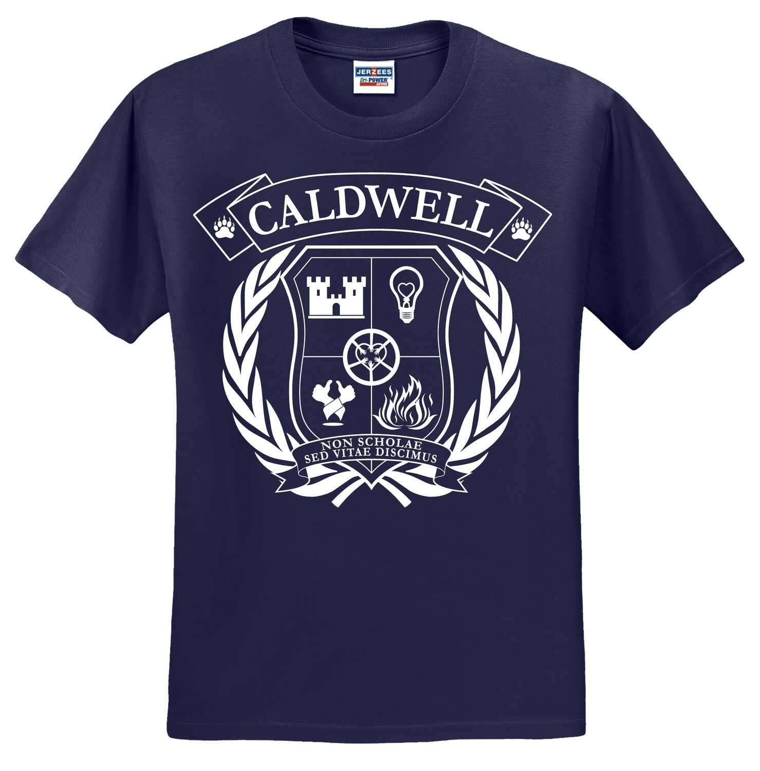 Caldwell Crest Tee - Navy