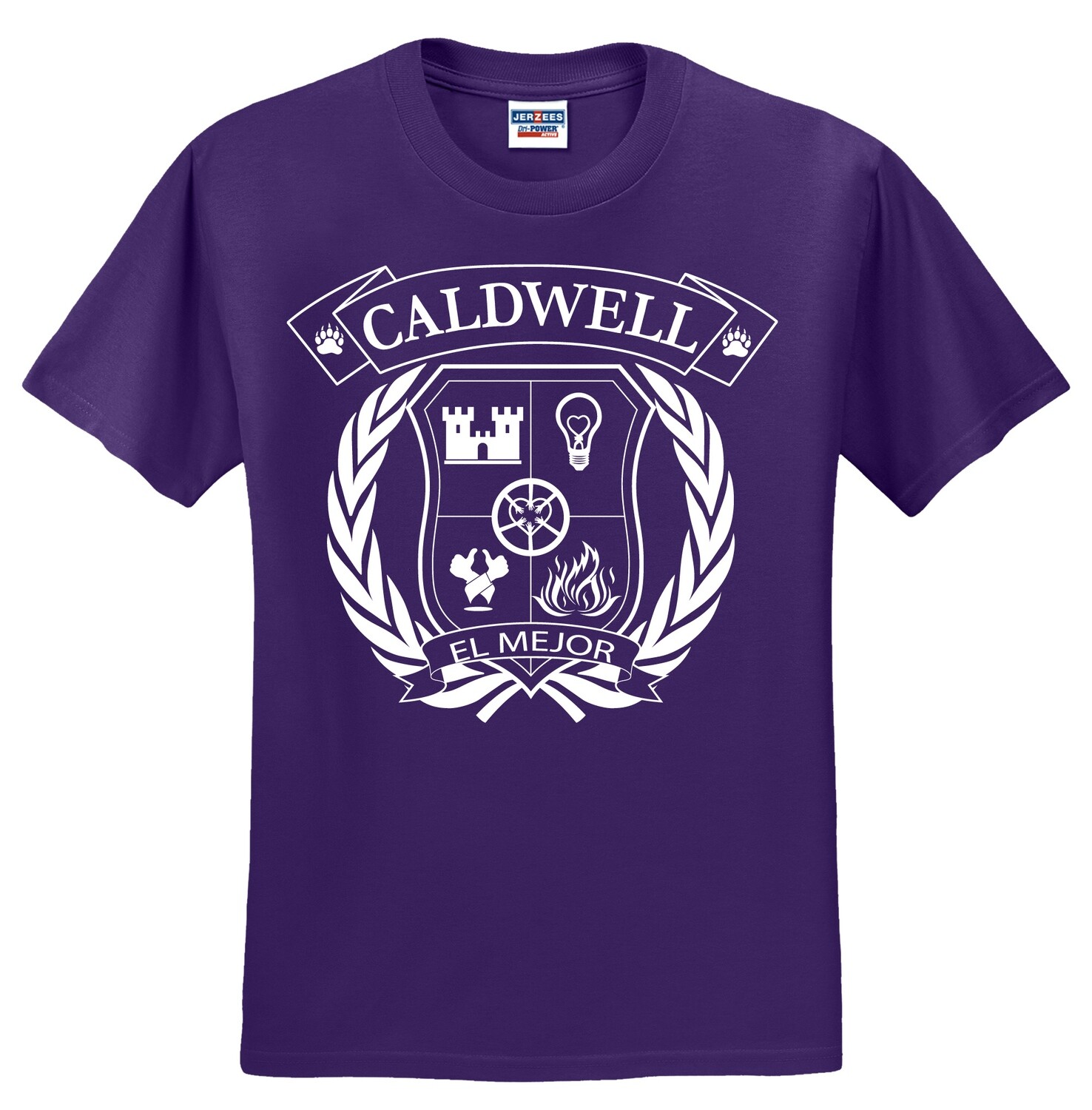 Caldwell House Tee - Purple