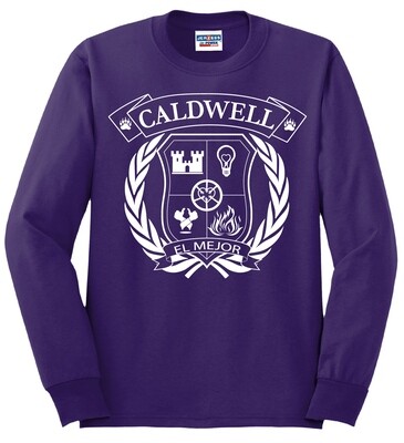 Caldwell House Long Sleeve Tee - Purple