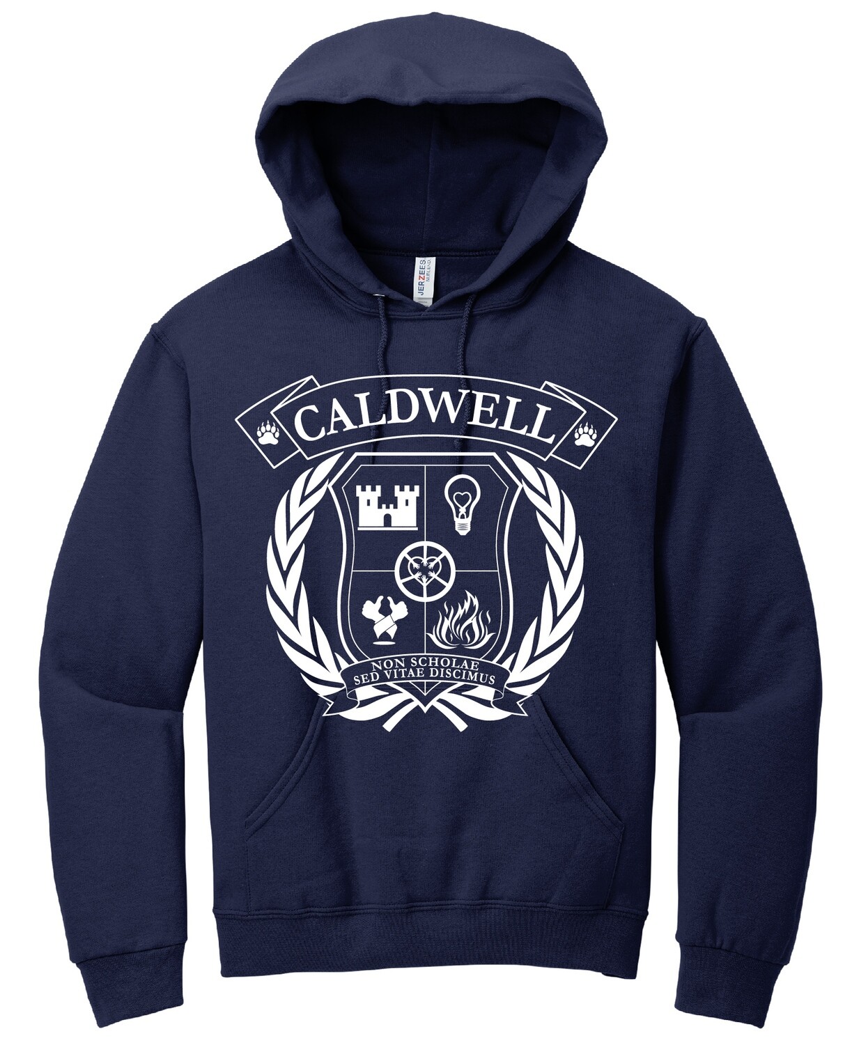 Caldwell Crest Hoodie - Navy