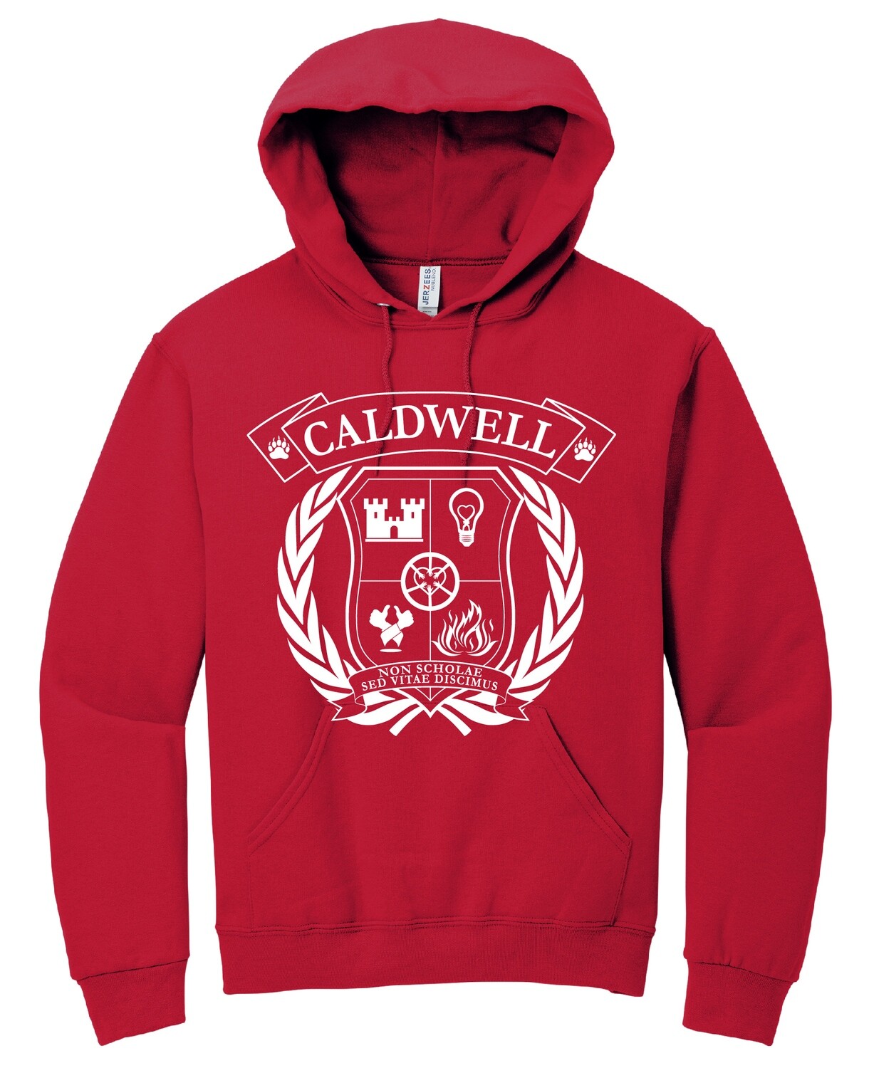 Caldwell Crest Hoodie - Red