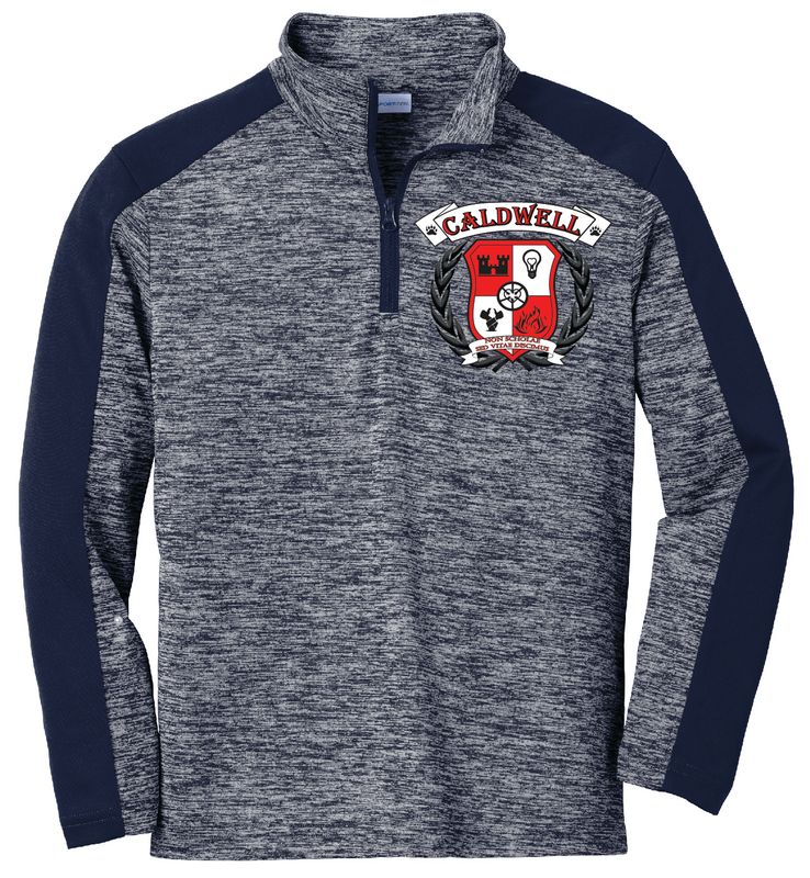Sport-Tek ® Youth PosiCharge ® Electric Heather Colorblock 1/4-Zip Pullover