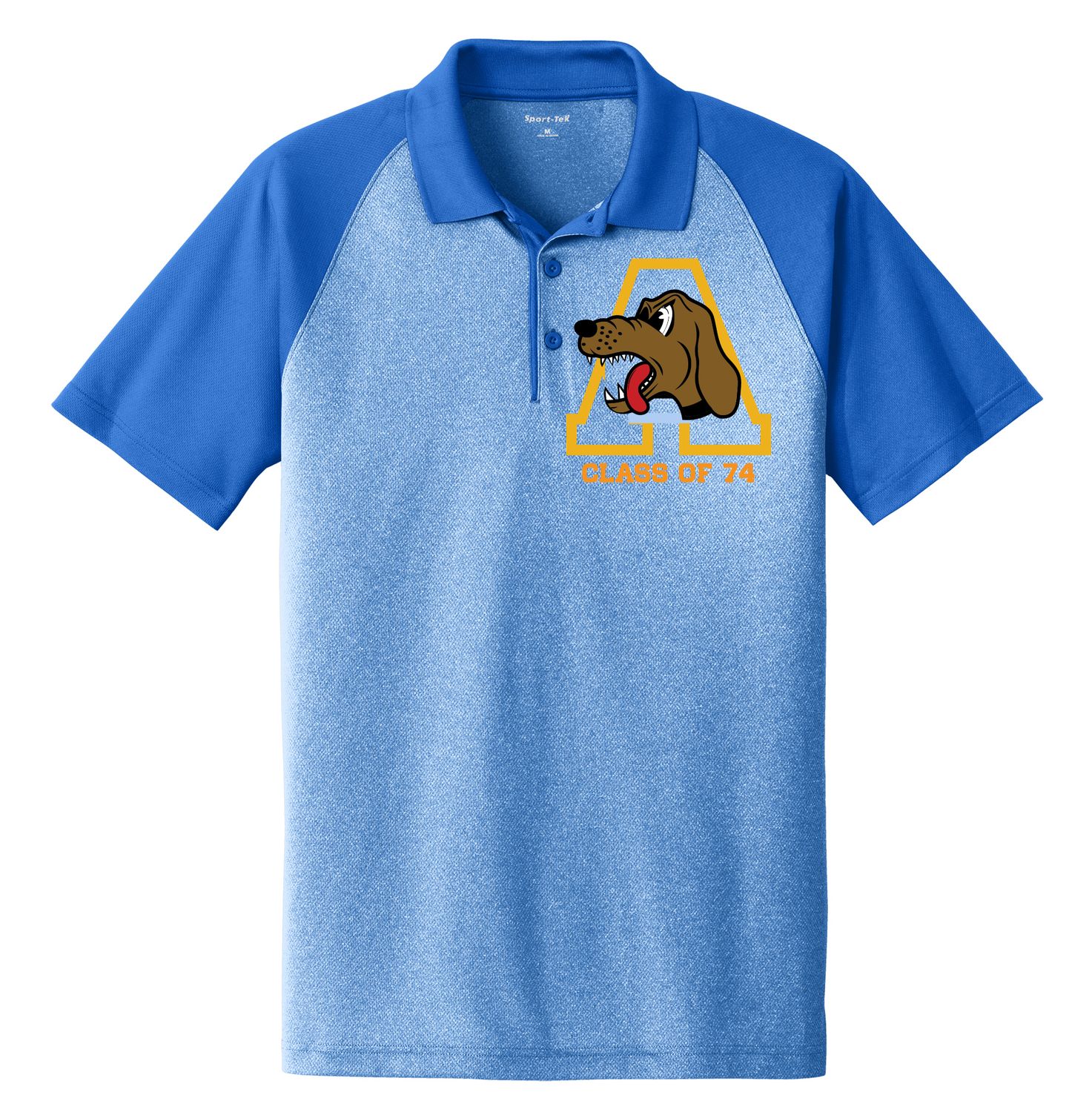 Sport-Tek® PosiCharge® RacerMesh® Raglan Heather Block Polo
