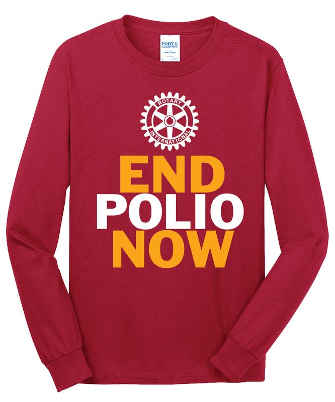 Pints for Polio Long Sleeve Tee w/ Sponsors