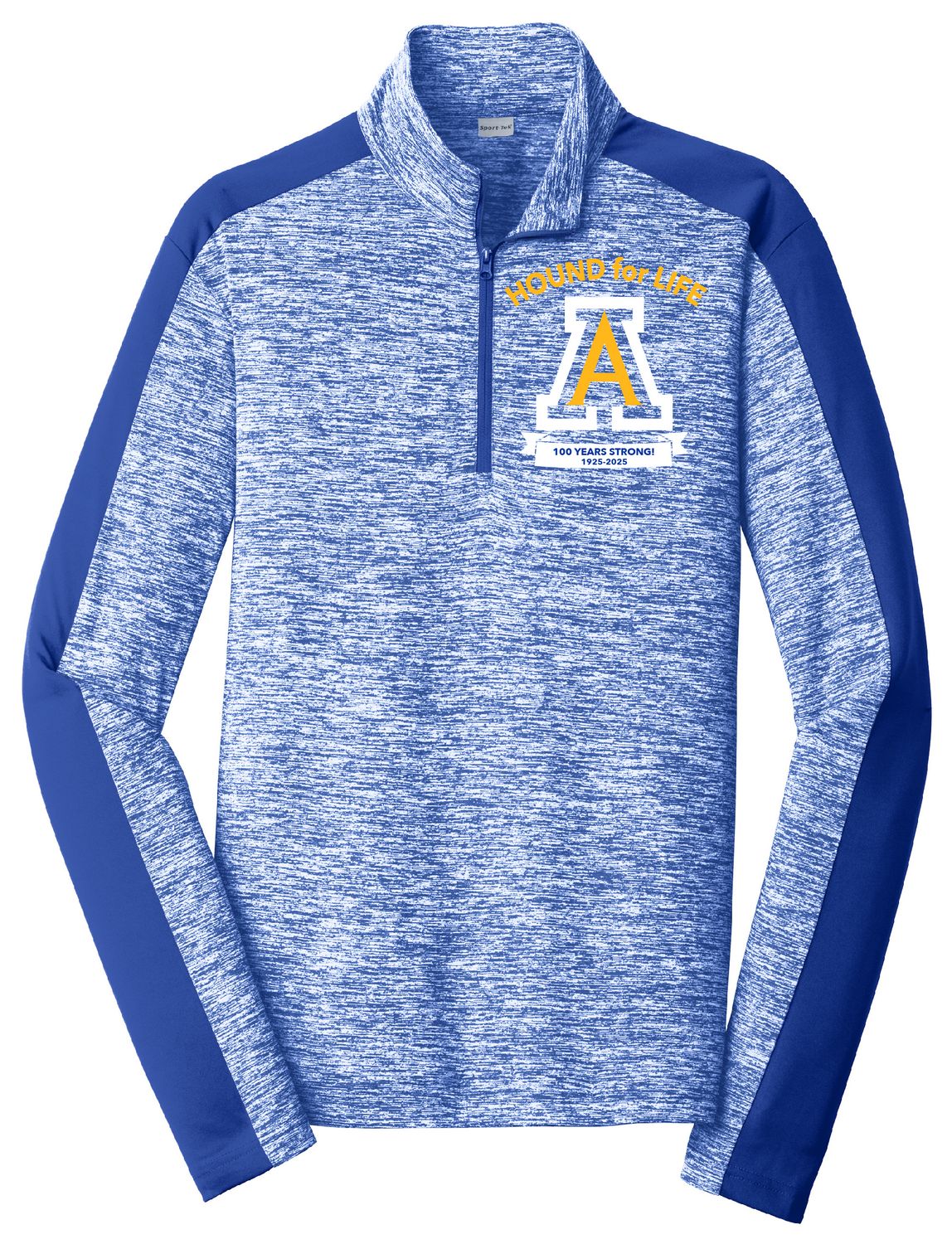 Hound for Life Electric Heather Colorblock 1/4-Zip Pullover