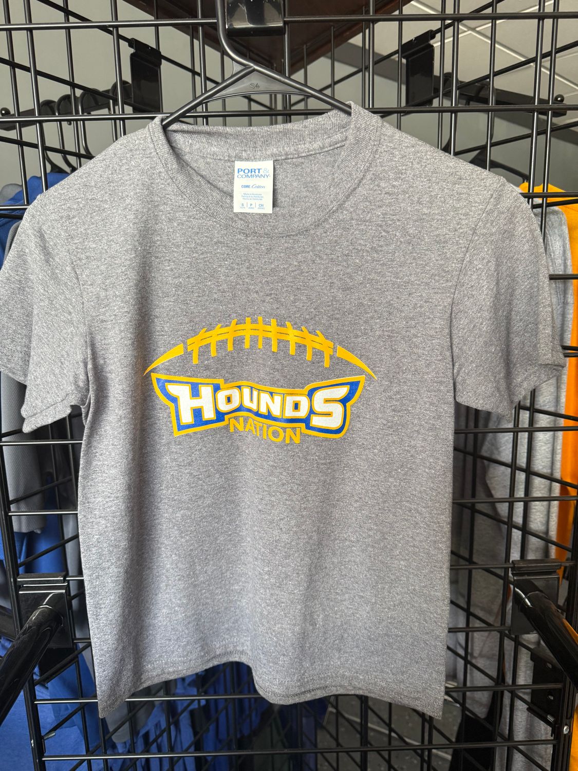 Hounds Nation Dark Heather Grey Tee