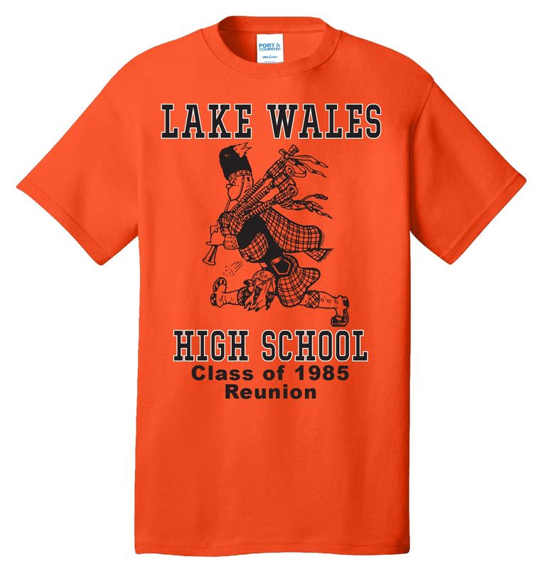 Class of 85 Cotton Tee - Orange