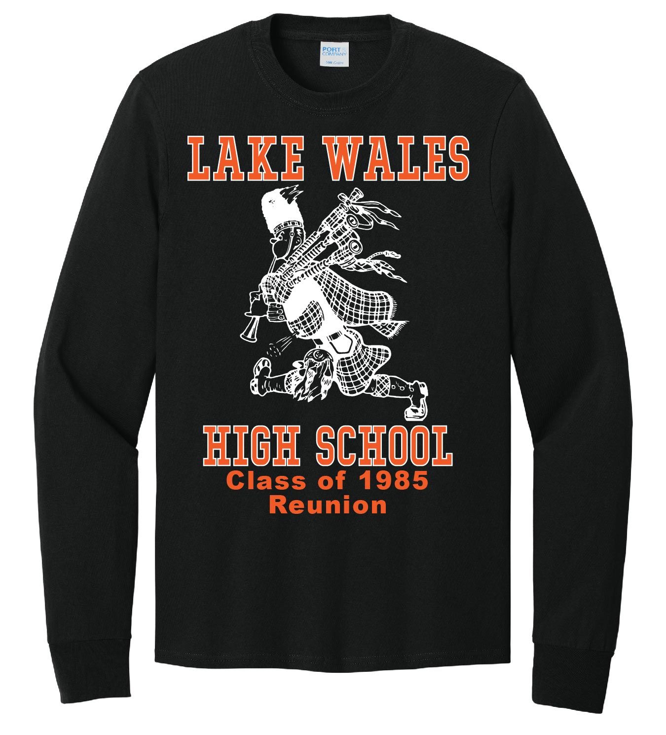 Class of 85 LS Cotton Tee - Black