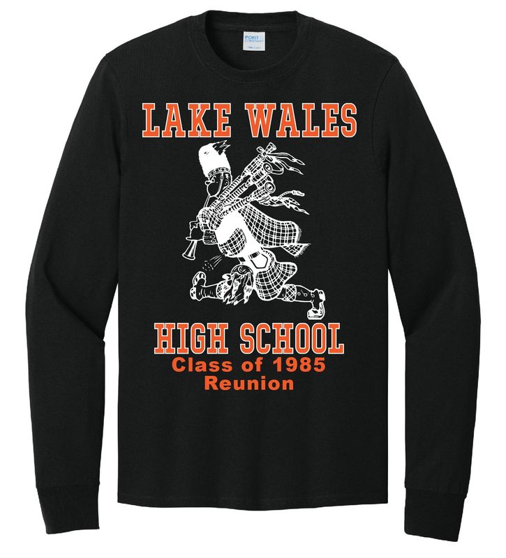 Class of 85 LS Cotton Tee - Black