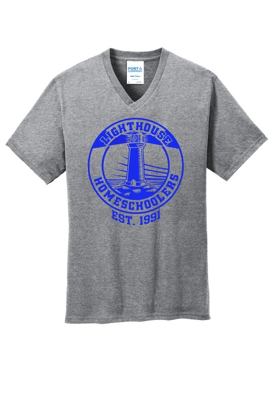Port &amp; Company® Core Cotton Men&#39;s V-Neck Tee