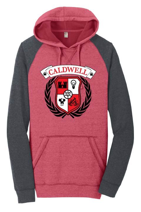 District ® Lightweight Fleece Raglan Hoodie