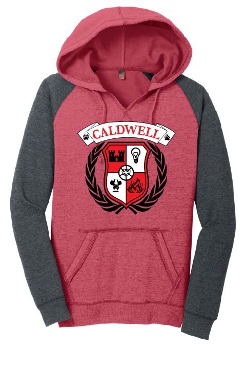District ® Women’s Lightweight Fleece Raglan Hoodie