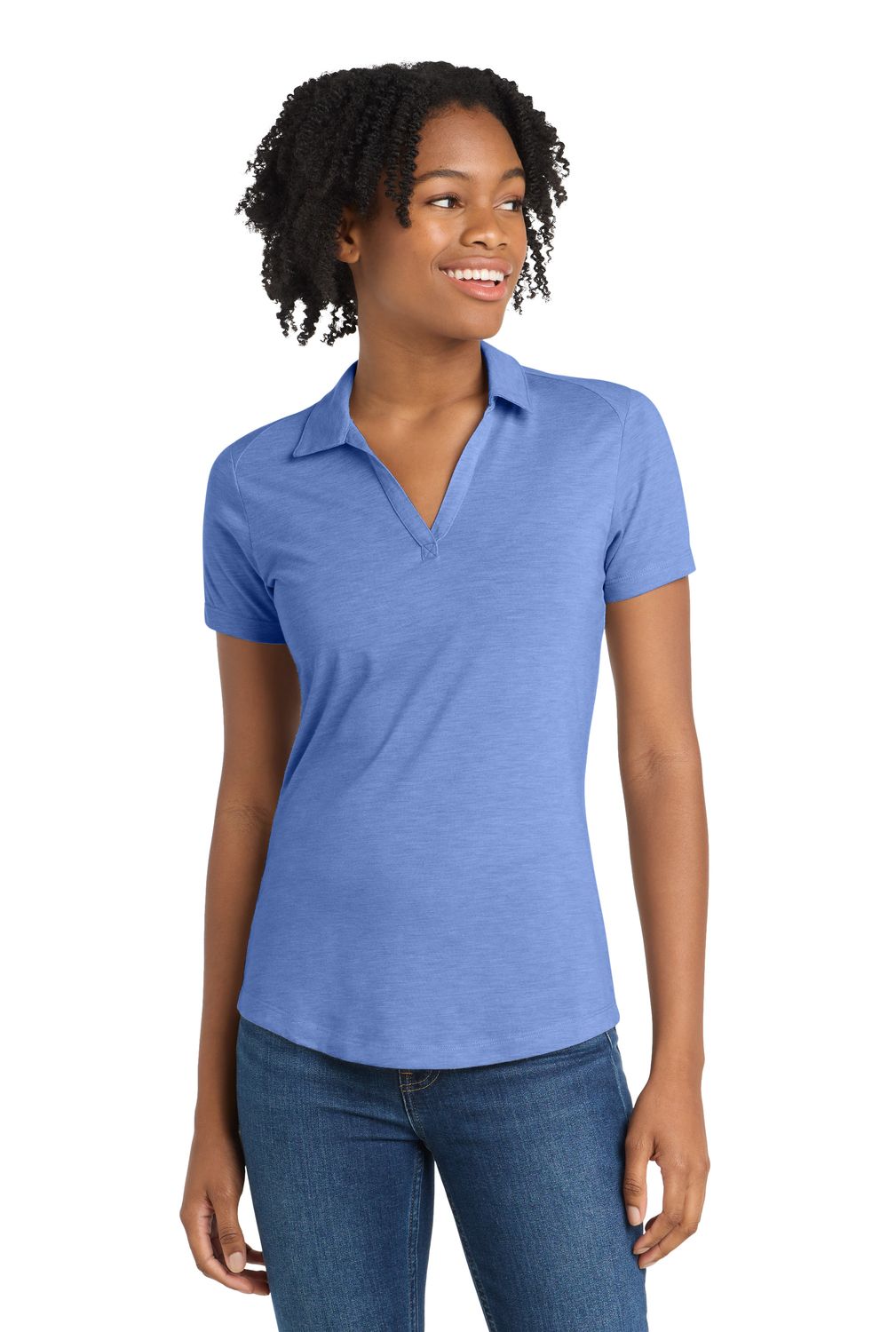 Sport-Tek® Women's PosiCharge® Tri-Blend Wicking Polo