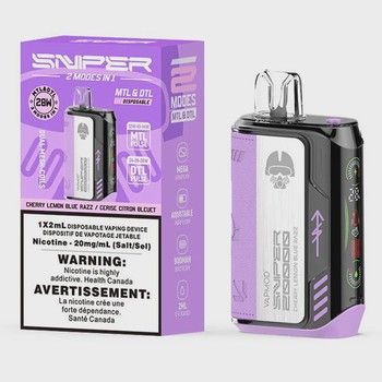 Sniper 2 modes in 1  (Cherry lemon blue razz)