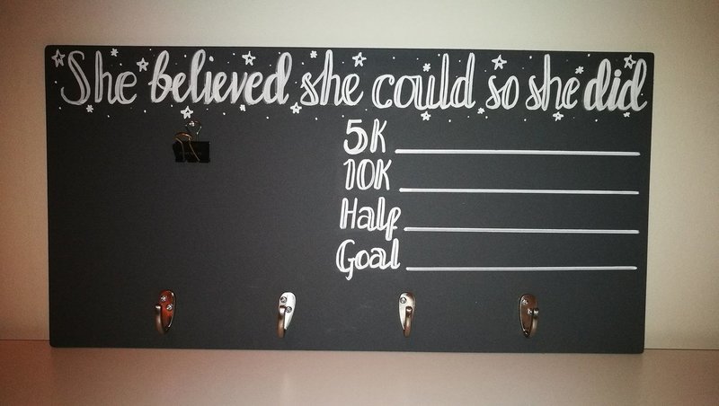She believed she could, medal display (60cm x 30cm)