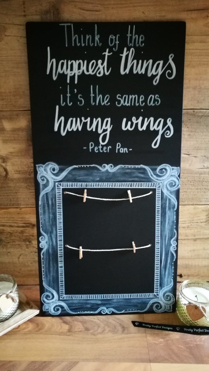 Quote Board with Pegs (30cm x 60cm) Quote Board with Pegs (30cm x 60cm)