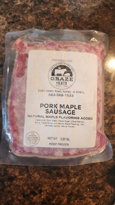 Ground Maple Sausage