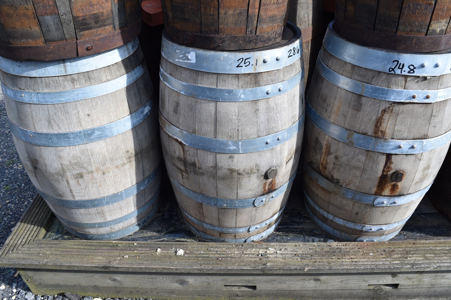 Large Outdoor Barrels