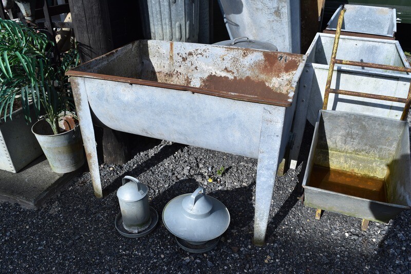 Large Galvanised Trough